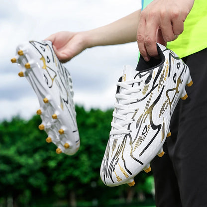 Męskie buty piłkarskie TF Sport – buty treningowe dla dzieci, ultralekkie, oddychające, profesjonalne trampki unisex z kolcami do trawy, na mecz