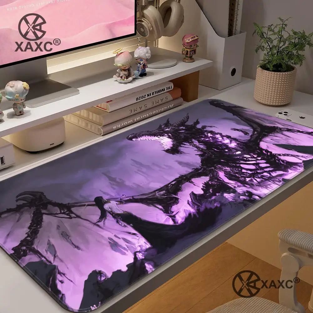 Lich King World Of Warcraft XAXC Mouse Pad large keyboard mouse desk pad non-slip rubber gaming mouse pad laptop mouse carpet