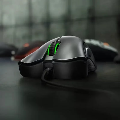 Original Razer Wired Gaming Mouse 6400 DPI Optical Gaming Mouse USB Ergonomic Gaming Mouse for PC, Laptop & Esports