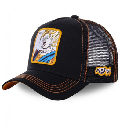 Casquette de baseball en coton Dragon Ball Styles Anime Son Goku - Hommes et femmes - Hip-hop - Papa - Casquette en maille ajustable - Casquette de camionneur