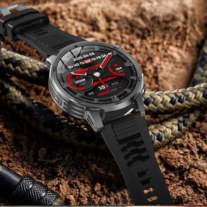 2026 New Military Outdoor Smart Watch 1.85‘’ AMOLED 1000mAh Large Battery 5ATM Waterproof Voice Call Sports Men Fitness Bracel