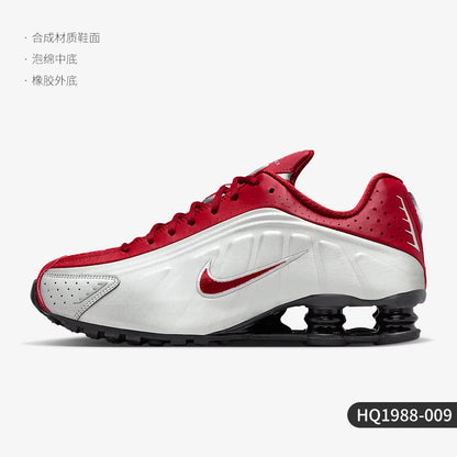 Nike Authentic Shox R4 Men's Low-Top Lace-Up Wear-Resistant Air Column Sports Shoes HQ1988-009