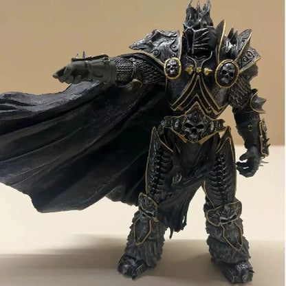 Hot Baiyang Anime World Of Warcraft Lich King Arthas Death Knight Gk Figure Statue Collectible Model Desktop Ornament For Men