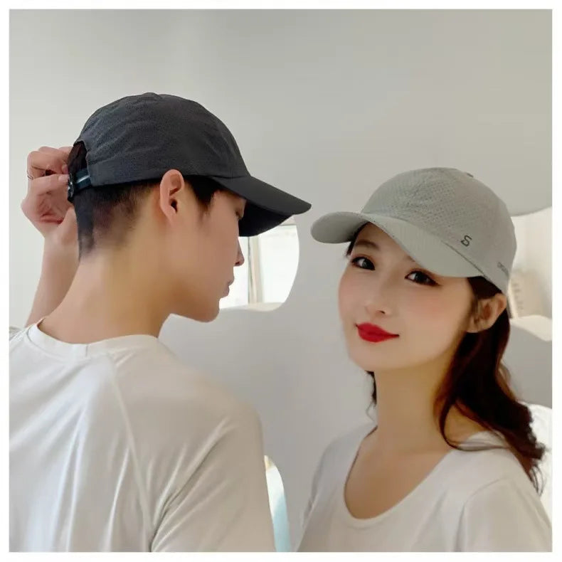 Original Design Running Cap Thin Quick Drying Breathable Duck Tongue Outdoor Men's woman Sun Summer Fishing Avisor Baseball Cap