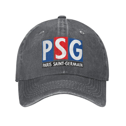 PSG-logo, afslappet baseballkasket til par, kvinder, sommer, jagt, camping, hiphop-hatte, mode, åndbare baseballkasketter