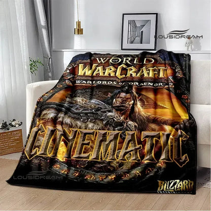 Game World of Warcraft Printed Blanket Picnic blanket Warm Flannel blankets Home bed linings blankets for beds Birthday Gift