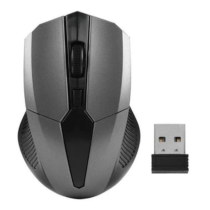 Bezdrôtová herná myš 2.4Ghz 1200DPI s nastaviteľným optickým snímačom, bezdrôtová myš na doma, do kancelárie a na hry pre PC, počítač a notebook