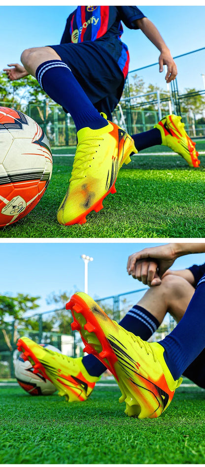 Męskie buty piłkarskie Society Professional do treningu na trawie – oryginalne buty do futsalu z kolcami, antypoślizgowe buty do halowych boisk piłkarskich 2025