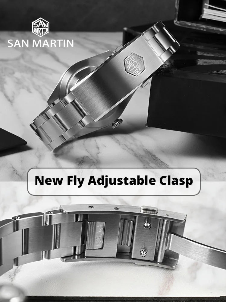 San Martin Vintage 38mm 6200 Diver Watch New Upgraded for Men Luxury NH35 Automatic Mechanical Sapphire Waterproof 200m Relojes