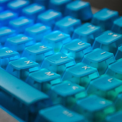 132 Keys OEM Profile Transparent Clear Keycaps For Mx Switch Mechanical Keyboard ABS Keycap RGB backlit Game Keyboard Key caps