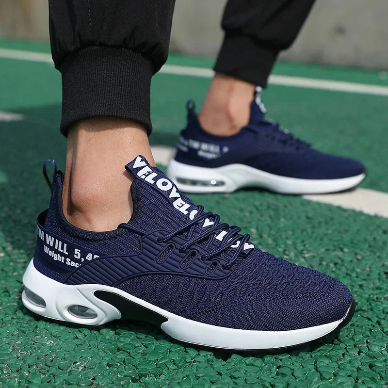 Summer Men's Mesh Casual Sports Shoes Spring and Summer Tennis Lightweight Walking Black Sneakers 2025 Hot Selling Item
