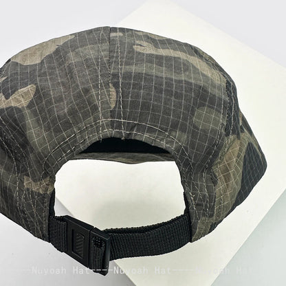 New Unisex CAMO Quick Drying Letter Embroidery Baseball Hats Sunshade Color Block Breathable Personal Peaked Caps Versatile ins
