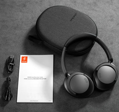 1MORE SonoFlow Active Noise Cancelling Headphones Wireless Bluetooth 5.0 HiFi Headset with 70H Playtime, LDAC Audio, Clear Calls & ANC Technology