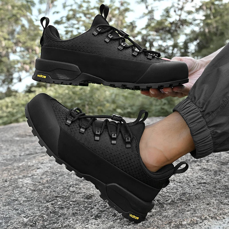 2025 New Hiking Shoes Non-Slip Grip Men's Spring Fall Outdoor Casual Sports Shoes Breathable Comfortable Durable Leisure Sneaker