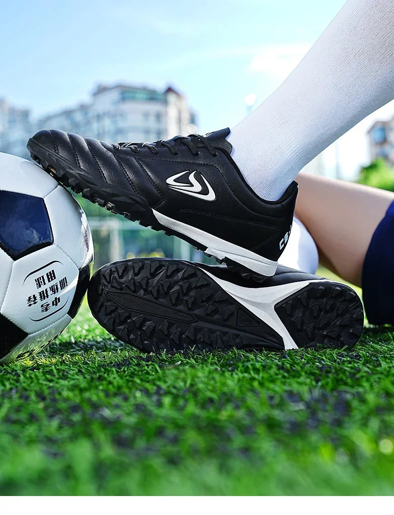 Męskie buty piłkarskie, młodzieżowe buty do futbolu, oddychające, wygodne, sportowe buty treningowe, buty z kolcami, oryginalne buty piłkarskie dla dzieci
