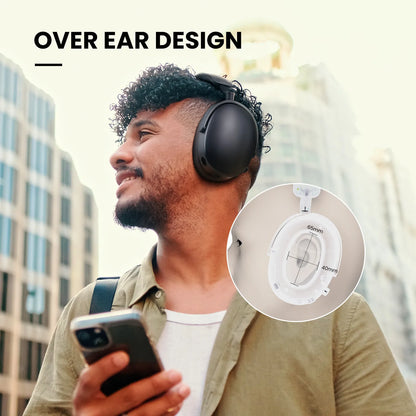 Oneodio SuperEQ A200 Wireless Bluetooth 5.4 ANC Headphones – Over-Ear Noise Cancelling Headset with ENC Mic, Hi-Res Audio & App Control