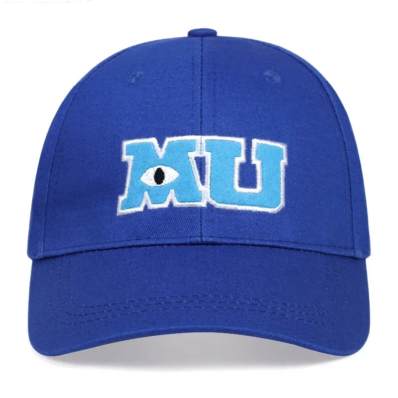 1/3/5/9PCS/Set Monster University Monster Power Company Sullivan Furry Big-eye School Emblem MU Single-eyed Baseball Cap Casual