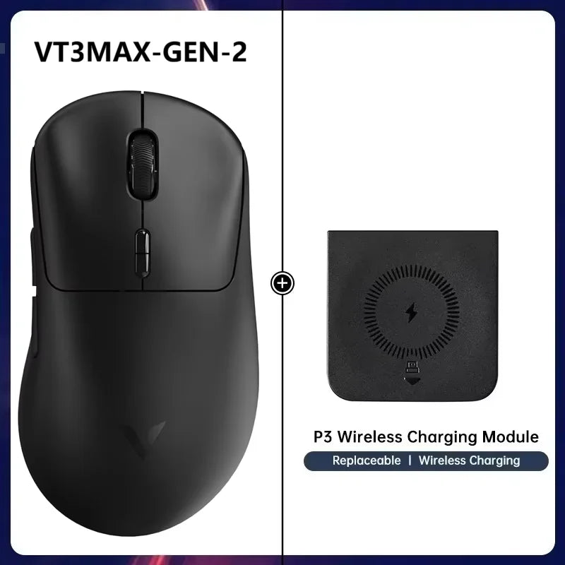 Rapoo VT3Pro GEN-1 Wireless Gaming Mouse 26,000 DPI, 8KHz Polling Rate, 59g Lightweight, 9 Programmable Buttons, PAW3398 Optical Sensor