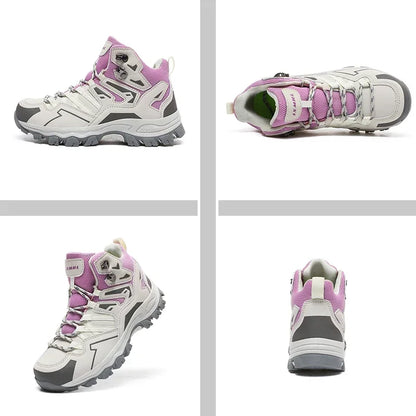 Chaussures de randonnée unisexes imperméables pour hommes et femmes, chaussures d'escalade respirantes et confortables pour l'extérieur, 2024