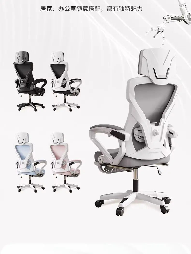 MDNG Ergonomic Office Chair Mesh Swivel Gaming Chair with Comfortable Reclining Design, Executive Desk Chair for Home Office & Study