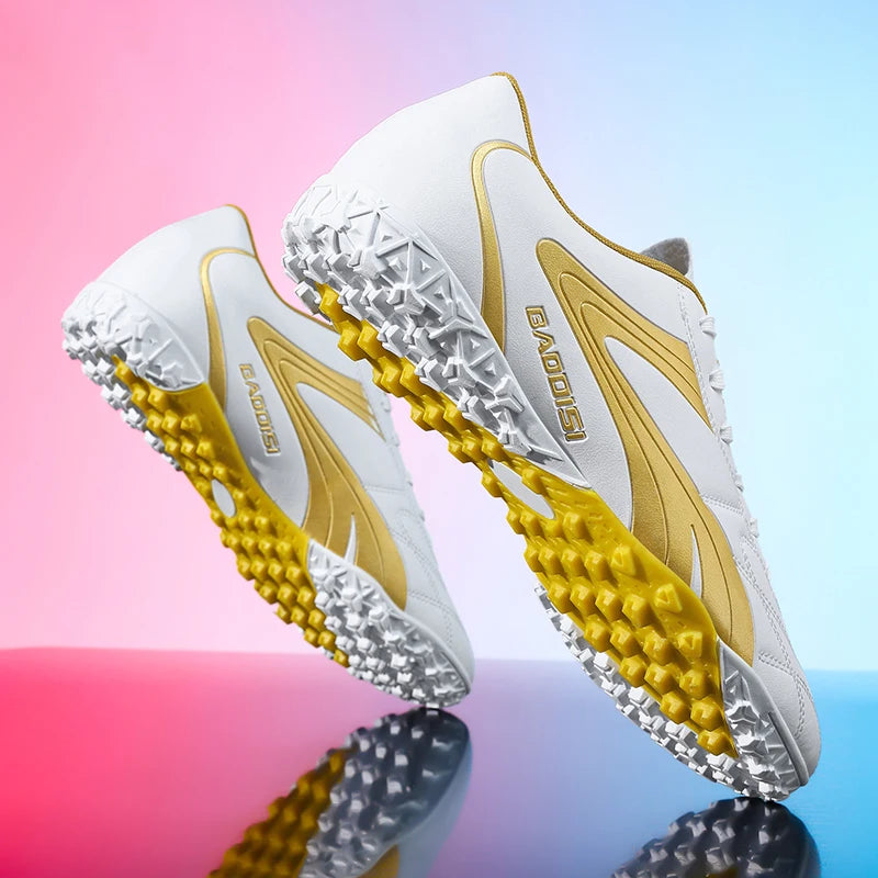 Chaussures de Football respirantes pour hommes, baskets de Futsal ultralégères d'entraînement professionnel, crampons d'herbe unisexes, Sport de Match