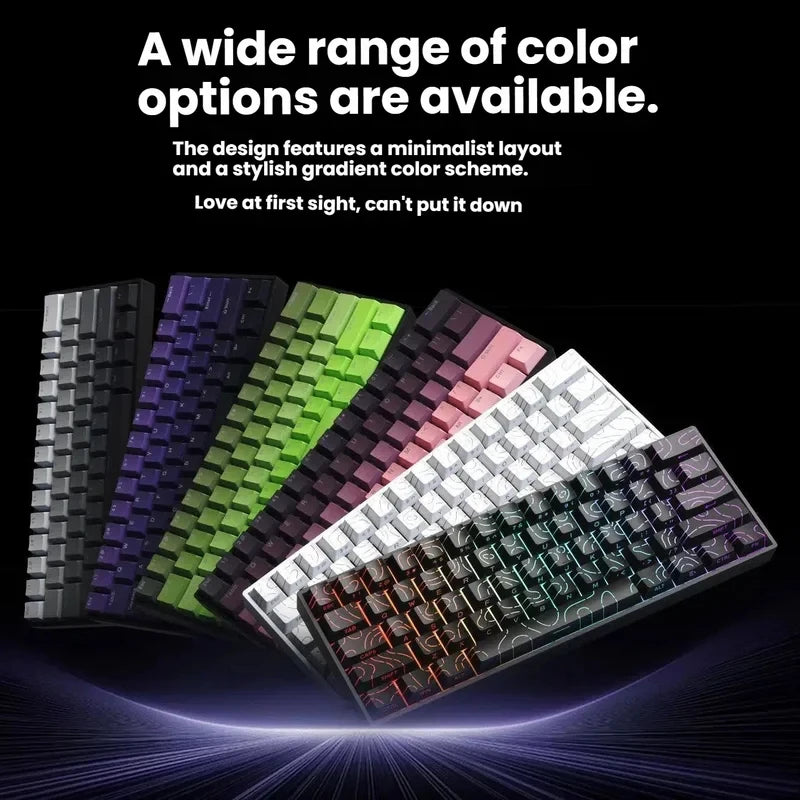 K61 USB Mini Mechanical Gaming Wired Keyboard Hot-Swappable Mechanical Keyboard Detachable Cable