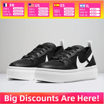 Pánske a dámske lifestyle tenisky Nike Court Vision Alta, pohodlná športová obuv na voľný čas, CW6536-001
