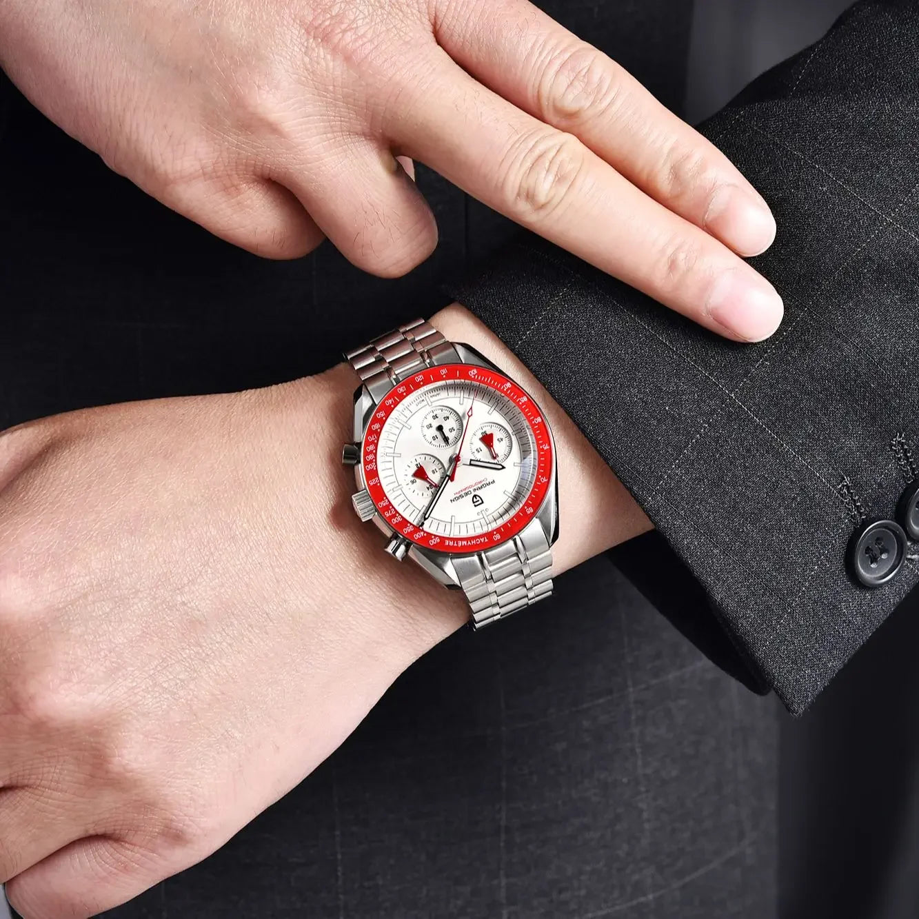 2026 New PAGANI DESIGN AK Project Mars Men's Watches Luxury Quartz Watch Men AR Sapphire Speed Sport Chronograph Automatic Date
