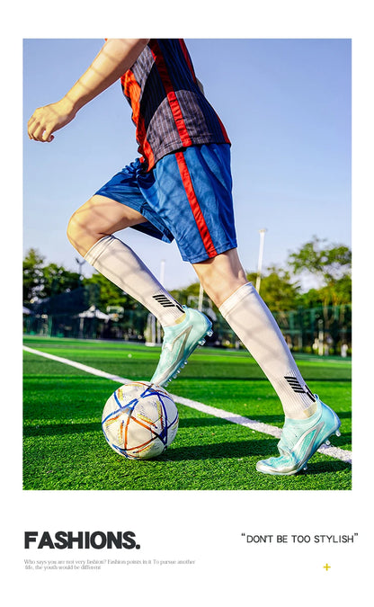 Chuteiras de futebol para homem: leve, respirável, antiderrapante, sapatilhas de treino, ténis desportivos para atividades ao ar livre