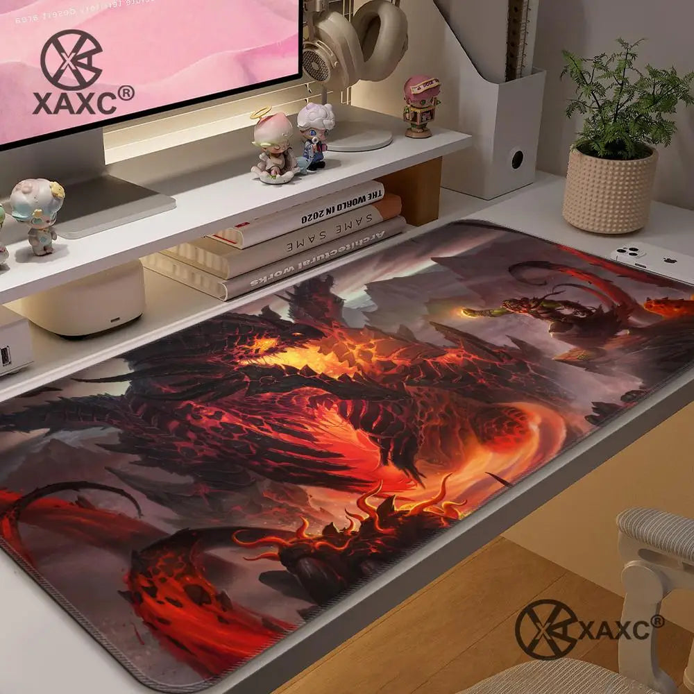 Lich King World Of Warcraft XAXC Mouse Pad large keyboard mouse desk pad non-slip rubber gaming mouse pad laptop mouse carpet