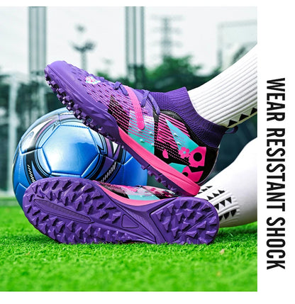 Football Boots Men Professional Soccer Shoes Sneaker Field Long Spikes Outdoor Competition Non Slip Comfortable Training Shoes