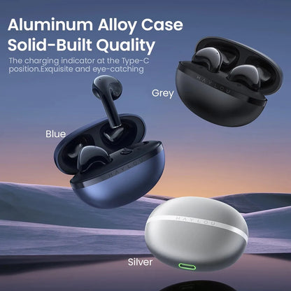 HAYLOU X1 2023 TWS Bluetooth 5.3 Earphones Wireless Earbuds with 24H Battery, IPX4 Waterproof, APP Control, Low Latency Stereo Headphones