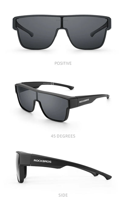 ROCKBROS Polarized Glasses UV400 Protection Wear Sunglasses for Driving Fishing Hiking Eyewear Bicycle Cycling Goggles