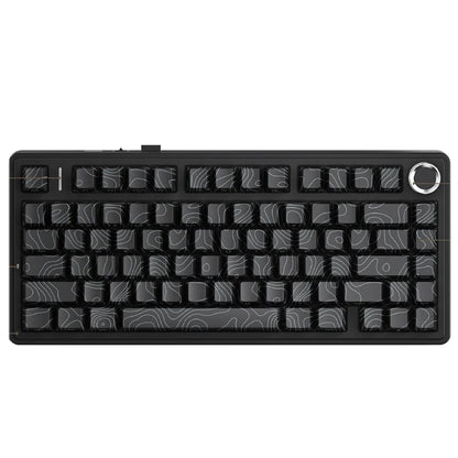 AULA F75/F75 MAX Gaming Mechanical Keyboard 2.4G Wireless/BT/Wired Keyboard 75% 81 Key Hot-Swap RGB Contour Line Office Keyboard