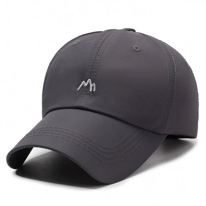 Summer embroidery quick-drying hat Spring and autumn outdoor sunscreen baseball cap adjustable sports visor