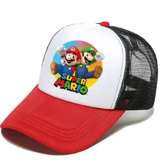 Casquettes de baseball décontractées Mario, casquettes universelles en polyester, articles pour enfants et chauffeurs routiers, casquettes ajustables pour adultes, accessoires d'anime