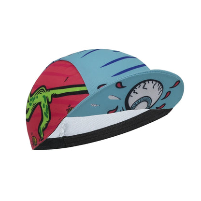 Cappellino da ciclismo con teschio per uomo e donna, cappellino sportivo da esterno, estivo, traspirante, da indossare sotto il casco da ciclismo