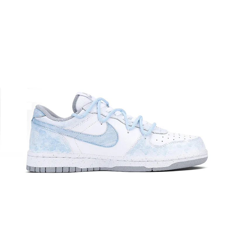 Custom Sneakers Nike Dunk "Fog Hidden Auspicious Clouds"  High-Street Retro  Chinese Ink Wash Style Low-Top Shoes For Unisex