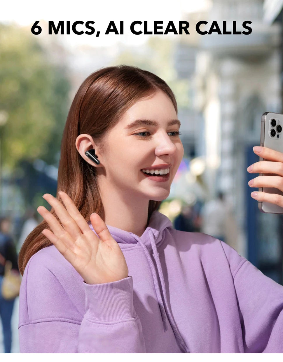 Soundcore P40i by Anker Wireless Earbuds with ANC, BassUp Technology, 60H Playtime & Bluetooth 5.3