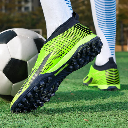 Chaussures de football professionnel pour homme Society TF/FG – Crampons de football – Chaussures d’origine pour terrain de football en salle – Baskets d’entraînement sur gazon