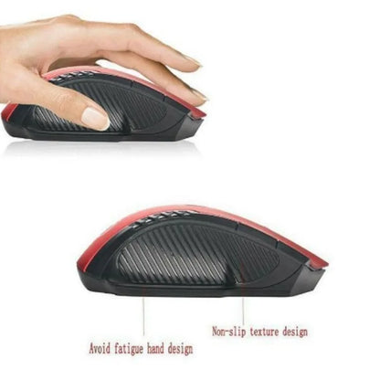 Mini Portable Wireless Optical Mouse 2.4GHz USB Computer Mouse for PC & Laptop, Ergonomic Mini Portable Wireless Mouse with Adjustable DPI