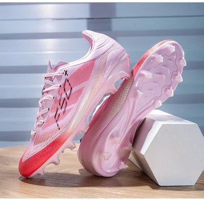 Nouvelles chaussures de football pour hommes, chaussures de soccer pour terrain en herbe, chaussures d'entraînement, chaussures de sport ultralégères, chaussures de match professionnelles, baskets antidérapantes unisexes.