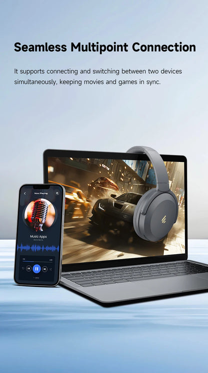 EDIFIER WH700NB Pro -43dB Hybrid ANC Wireless Over-Ear Headphones Bluetooth 5.4 Hi-Res 56H Playtime Fast Charging AI Clear Calls