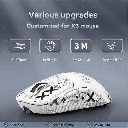ATTACK SHARK X3 Ultra-Light Wireless Gaming Mouse, Tri-Mode Bluetooth & 2.4G, PAW3395 26000 DPI, 55g Rechargeable Gaming Mouse for PC, Mac, PS & Xbox