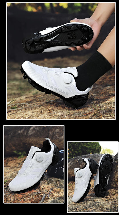 Zapatillas de ciclismo unisex nuevas, profesionales, ligeras, de lujo, originales, de carretera, de goma, para MTB, de competición, de moda, para bicicleta urbana y deportes callejeros