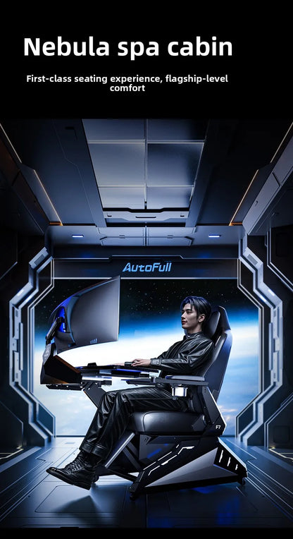 Ergonomic Gaming Office Chair E-Sports Chair with Adjustable Height, Executive Computer Desk Chair, Comfortable Swivel Armchair for Gaming & Work