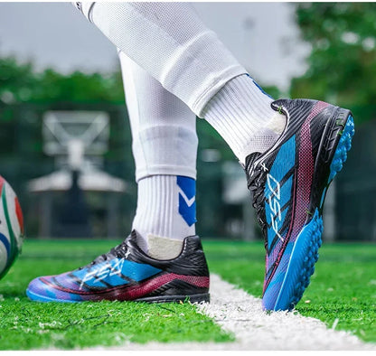 Nouvelles chaussures de football pour hommes, chaussures de sport antidérapantes pour terrain en gazon, baskets professionnelles, chaussures d'entraînement pour activités sportives en extérieur, chaussures de match, modè