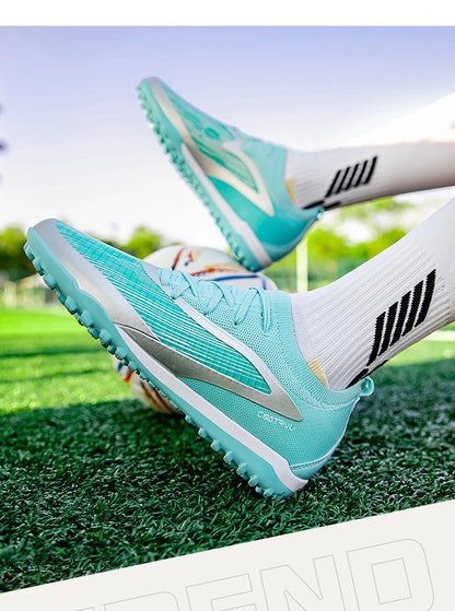Chuteiras de futebol para homem: leve, respirável, antiderrapante, sapatilhas de treino, ténis desportivos para atividades ao ar livre