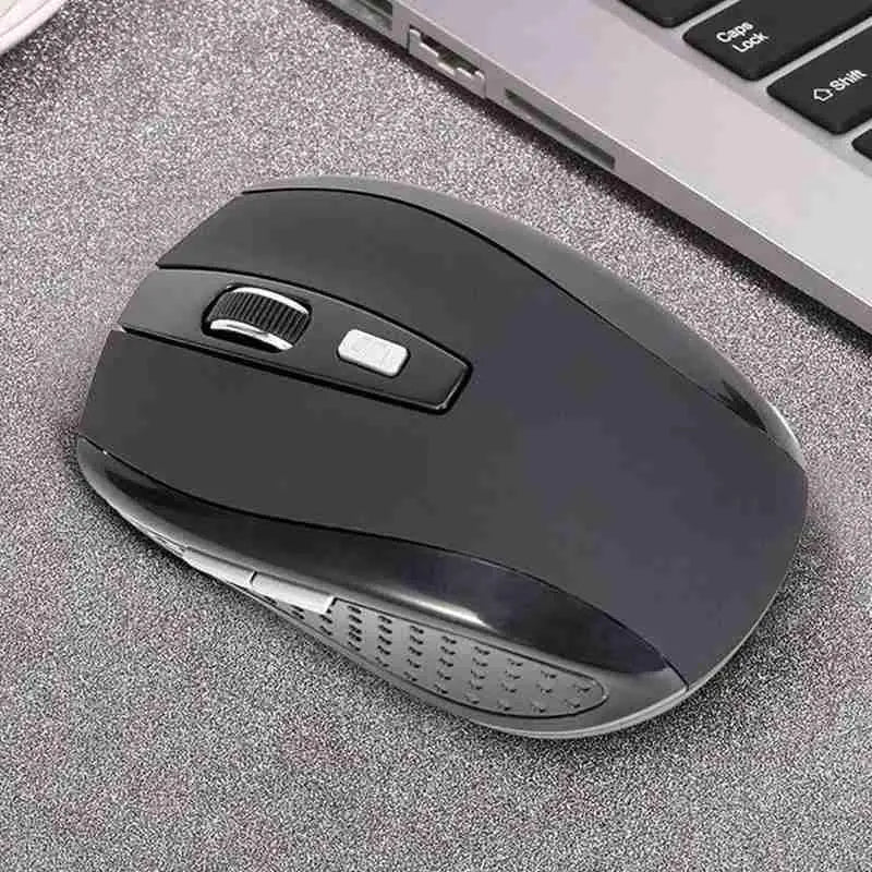 2.4GHz Wireless Mouse with USB Receiver, Ergonomic Optical Wireless Mouse, 6-Button Wireless Mouse for PC, Laptop & Computer