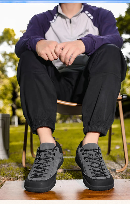 2026 New Men's Wide Width Shoes Minimalist Barefoot Sneakers Hiking Zero Drop Running Shoes Outdoor Wide Toe Non-Slip Sneakers